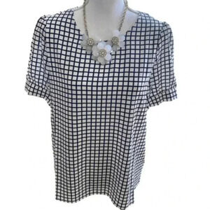 Adrianna PAPELL Puff sleeve button bac…